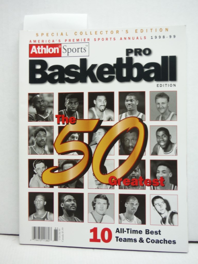 NBA 50 Greatest unsigned 1998-99 Preseason Pro Basketball Magazine- Special Coll
