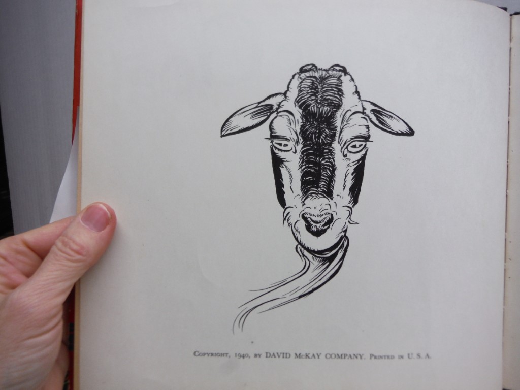 Image 2 of Diana Thorne PETER THE GOAT 1940 McKay Children's Book [Hardcover] unknown