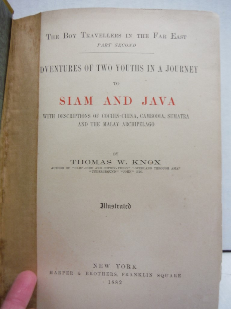 Image 1 of The Boy Travellers Siam and Java