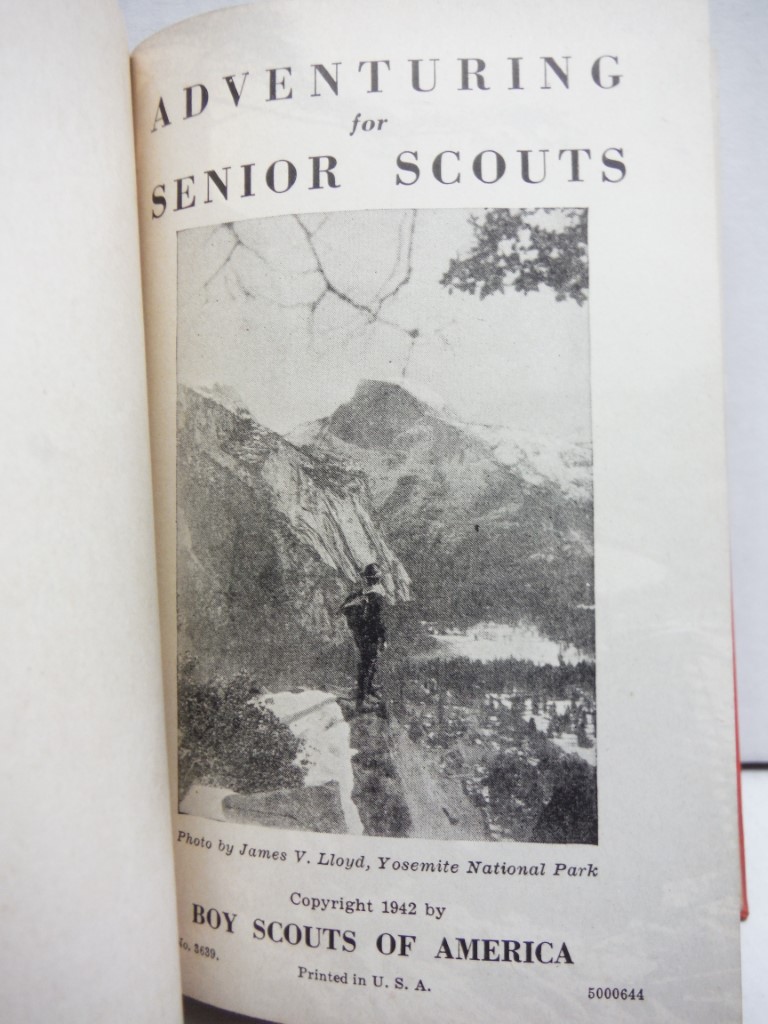 Image 1 of Rare ADVENTURING FOR SENIOR SCOUTS - Unknown - Boy Scouts of America, U.S.A. - 1