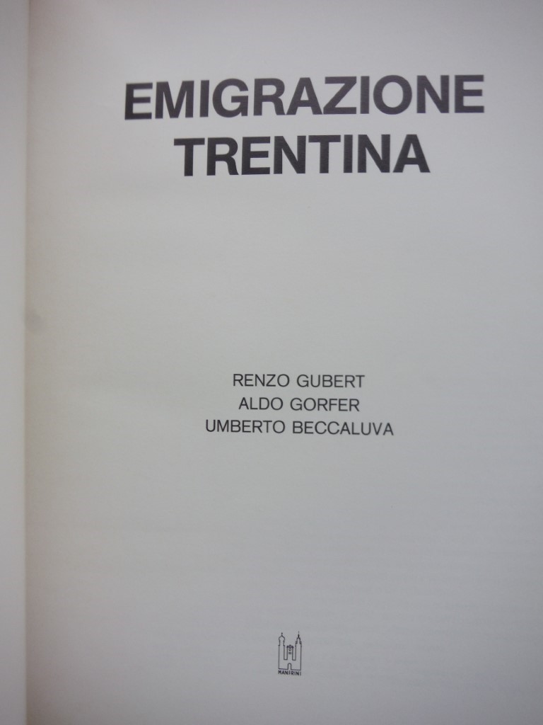 Image 1 of Emigrazione Trentina