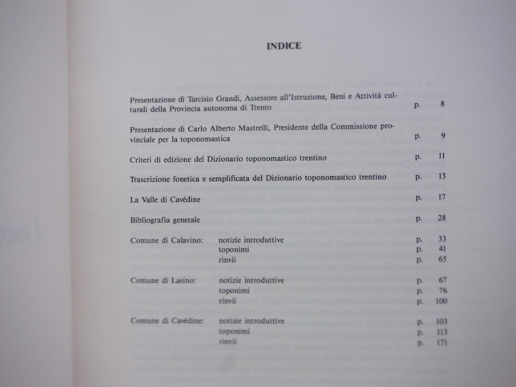 Image 2 of I nomi locali dei comuni di Calavino Lasino Cavedine