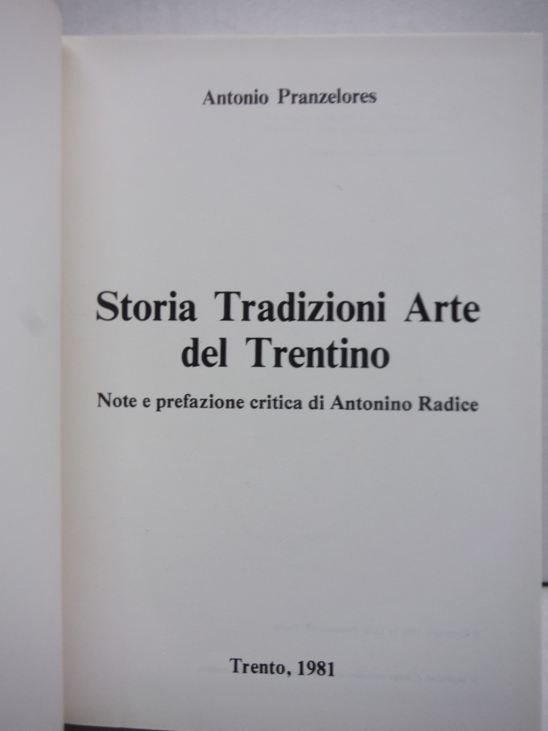 Image 1 of Storia Tradizioni Arte del Trentino