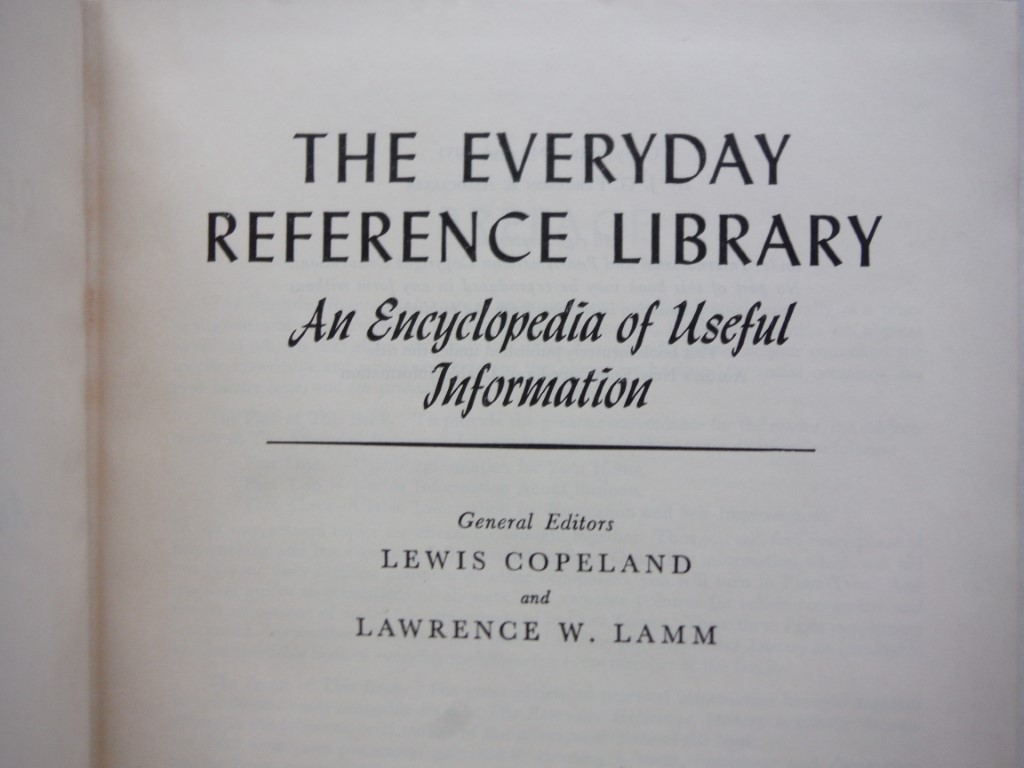 Image 1 of The Everyday Reference Library An Encyclopedia of Useful Infromation