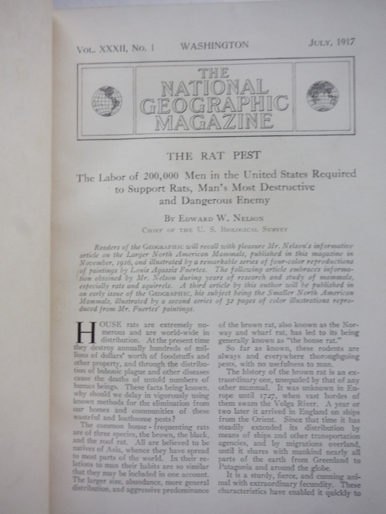 Image 1 of The National Geographic Magazine  - Volume XXXII, Bound  July-December  1917
