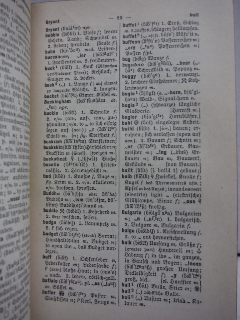 Image 3 of Taschenworterbuch der Englischen, Volume 1