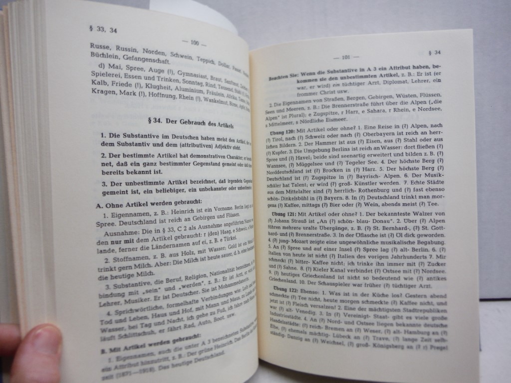 Image 3 of DEUTSCHE SPRACHLEHRE FUR AUSLANDER- GRAMMATIK UND UBUNGSBUCH- Texte en allemand