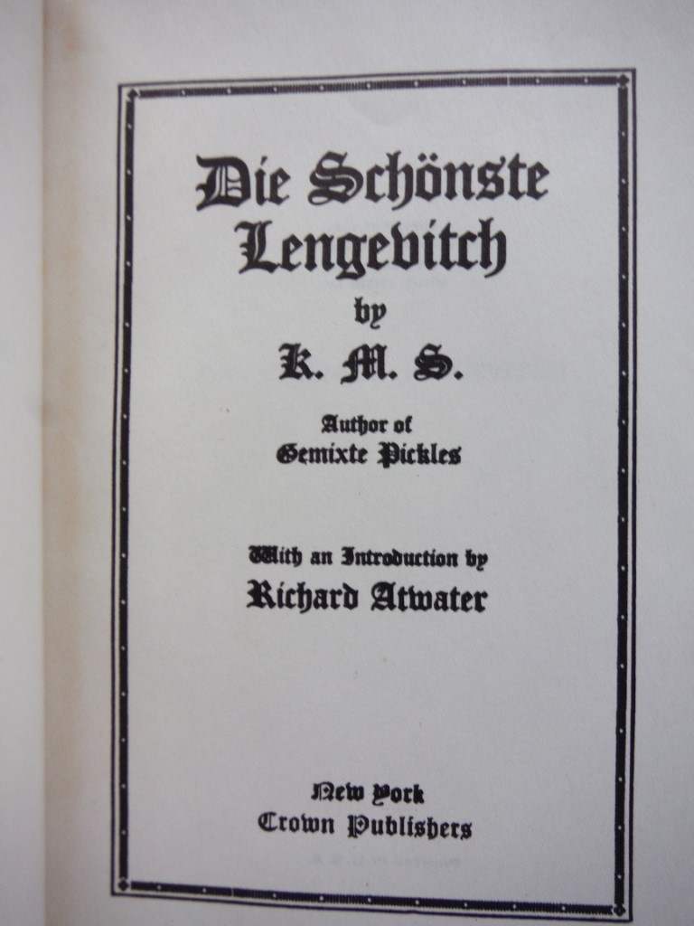 Image 1 of Die Schonste Lengevitch