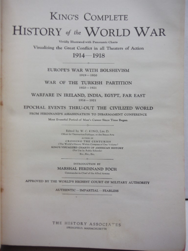 Image 2 of King's Complete History of the World War 1914-1918