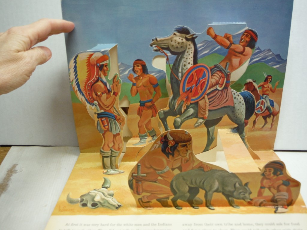 Image 2 of Living American Stories : The Indians. A Pop-Up Book