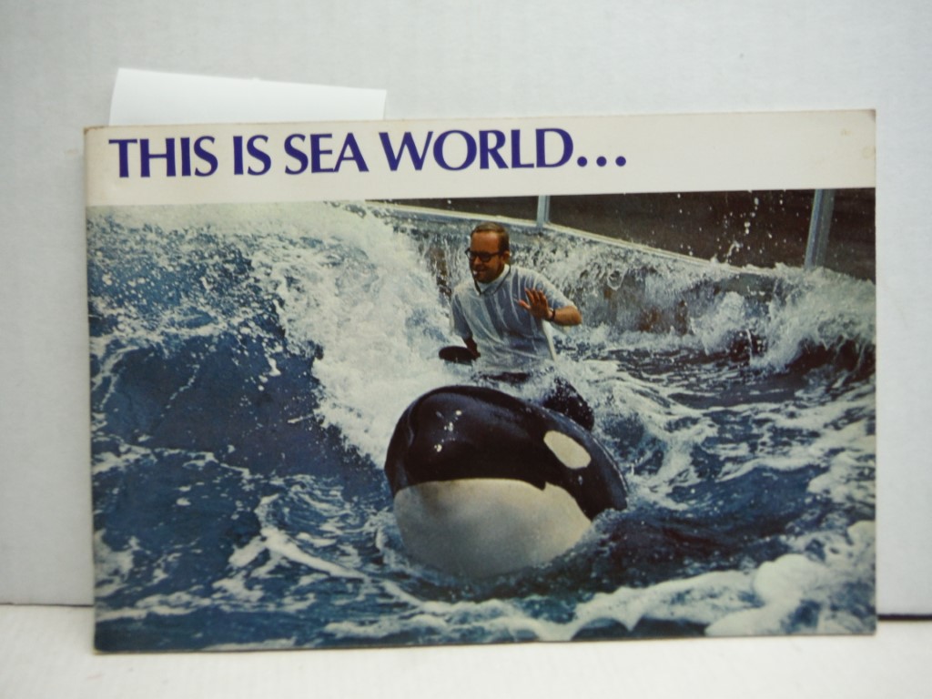 1970 This Is Sea World Color Book Booklet