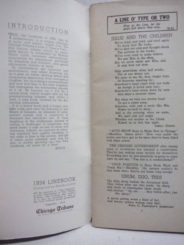 Image 2 of The Linebook 1932 and 1934