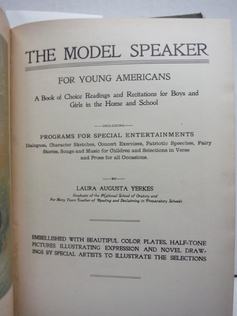 Image 1 of THE MODEL SPEAKER FOR YOUNG AMERICANS