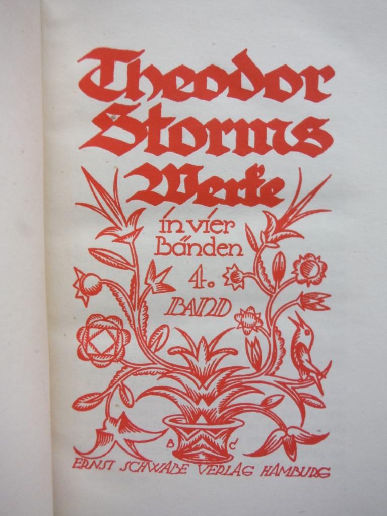 Image 2 of Theodor Storm's  Werke, Vol. 4
