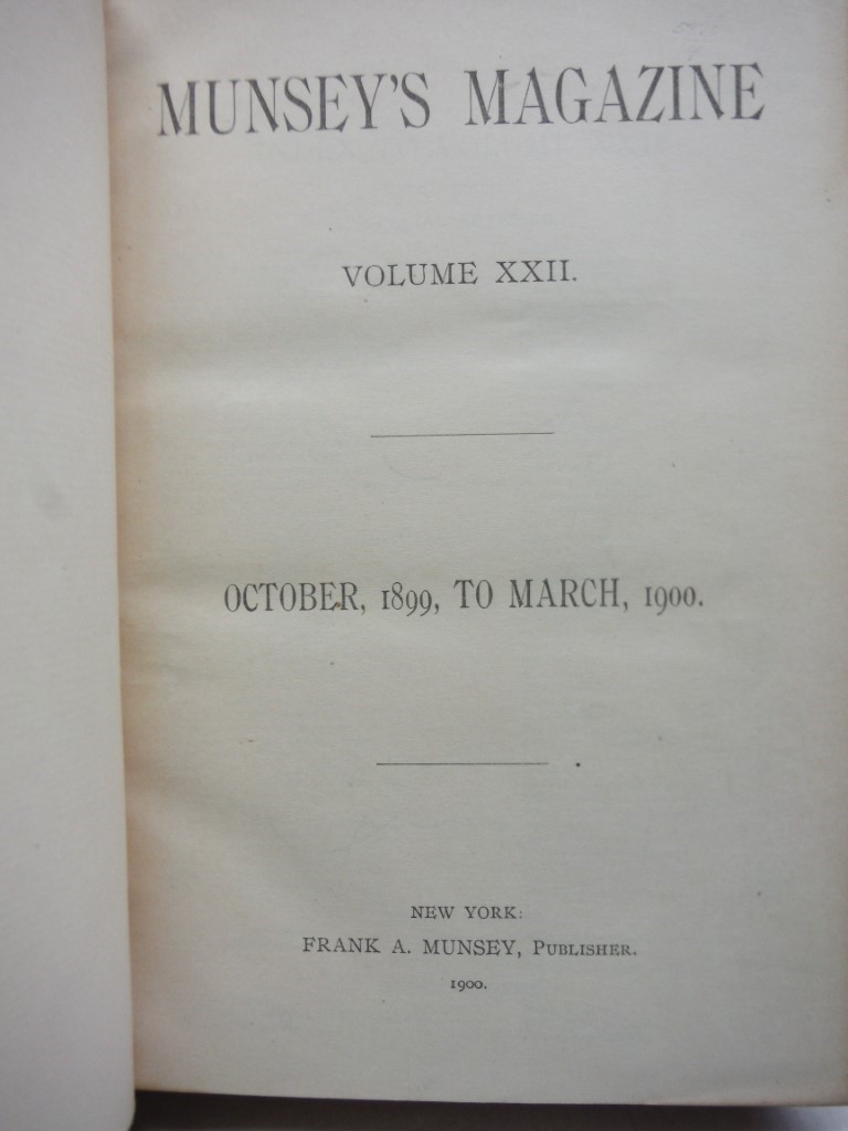 Image 2 of Munsey's magazine. Volume v.22 1899-1900 1900 [Leather Bound]
