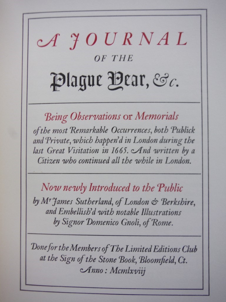 Image 3 of A journal of the plague year