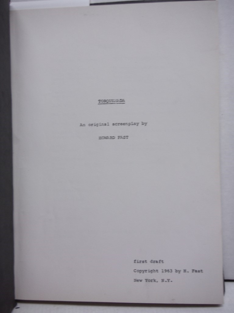 Image 2 of Torquemada, original screenplay