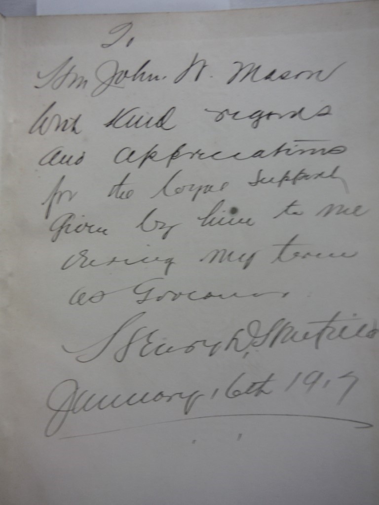 Image 2 of Governor's Message Legislature 1917, Signed by Governor Hatfield