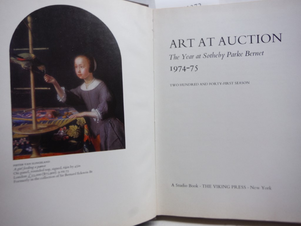 Image 1 of Art at Auction: The Year at Sotheby Parke Bernet 1974-75