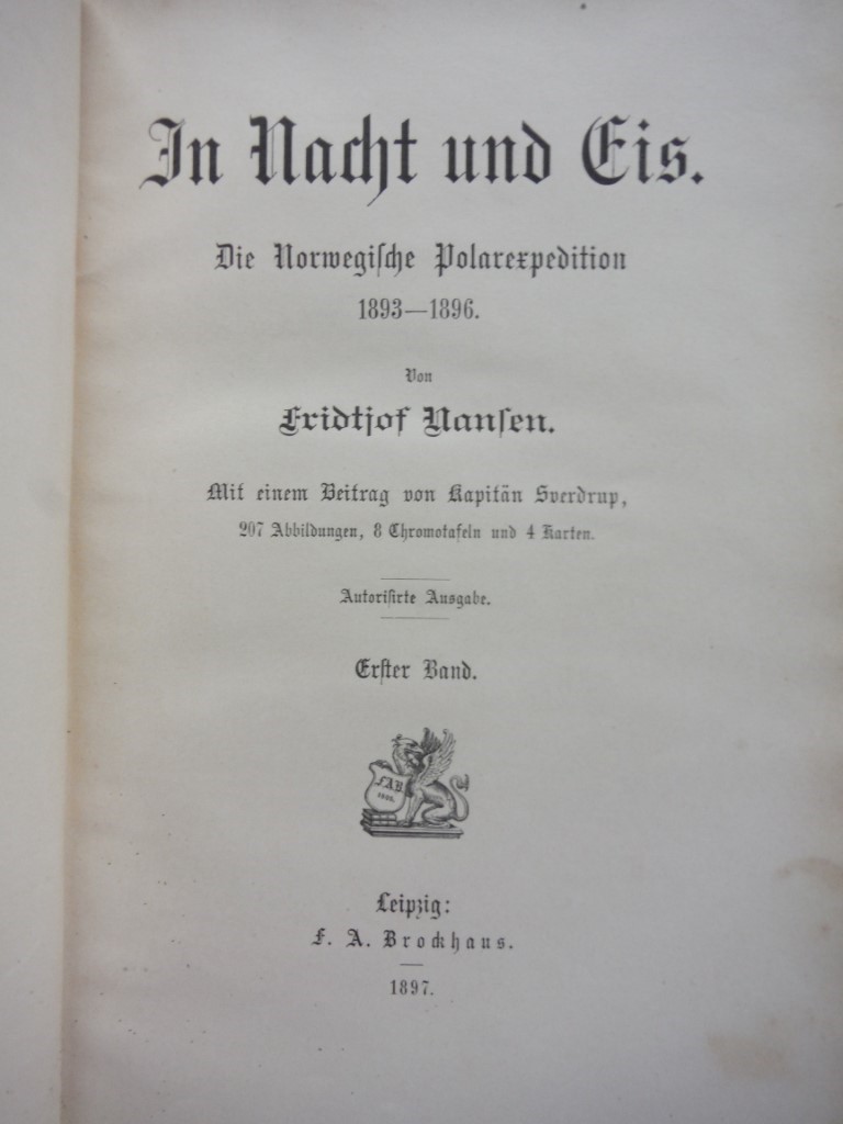 Image 2 of In nacht und eis., 2 Volumes