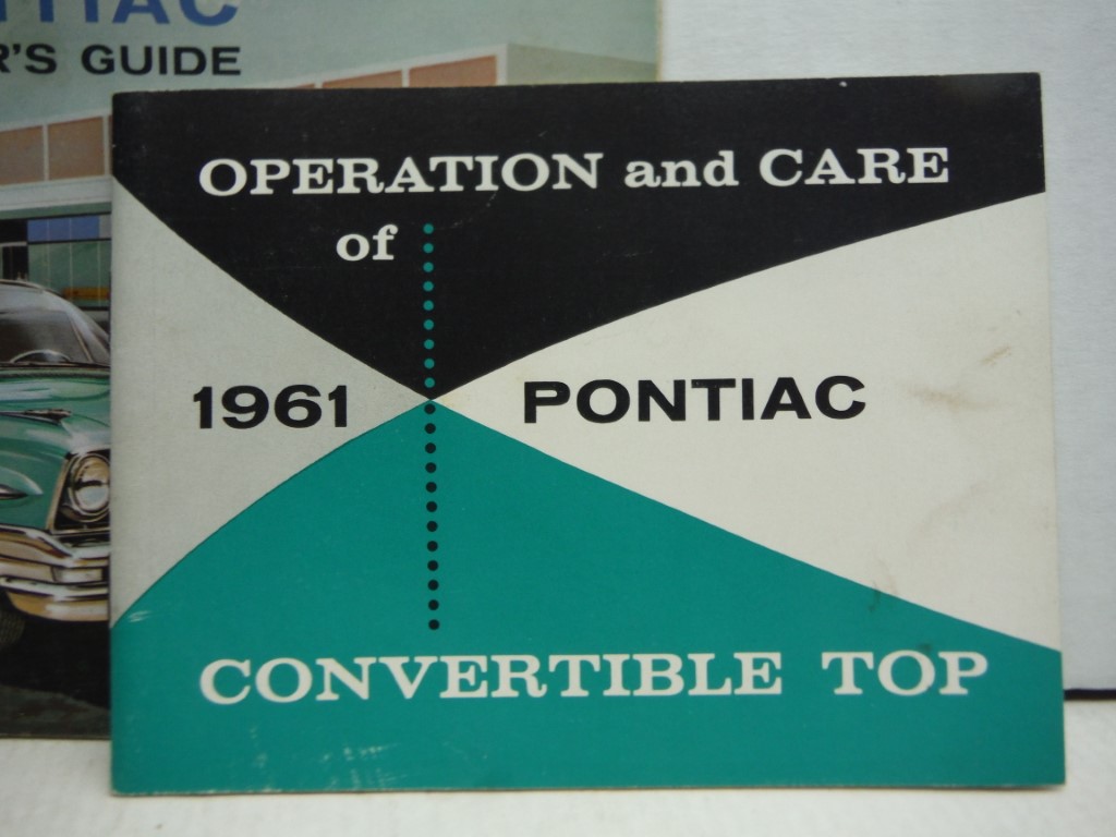 Image 1 of 1961 PONTIAC FACTORY OWNERS INSTRUCTION & OPERATING MANUAL - USERS GUIDE - INCLU