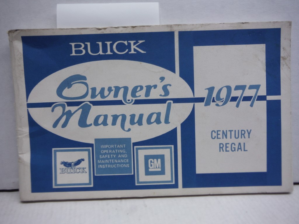 1977 Buick Century & Regal Owners Manual