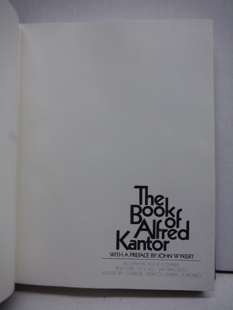 Image 1 of The book of Alfred Kantor