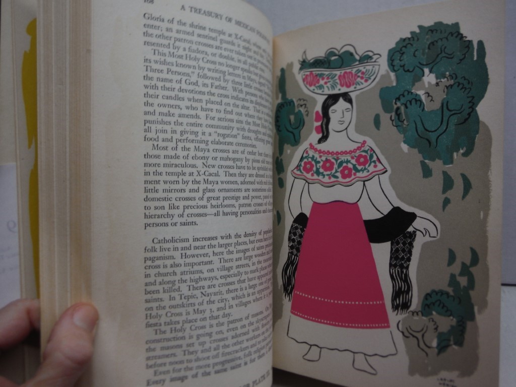 Image 2 of Rare frances Toor / Treasury Of Mexican Folkways The Customs Myths Folklore 1956