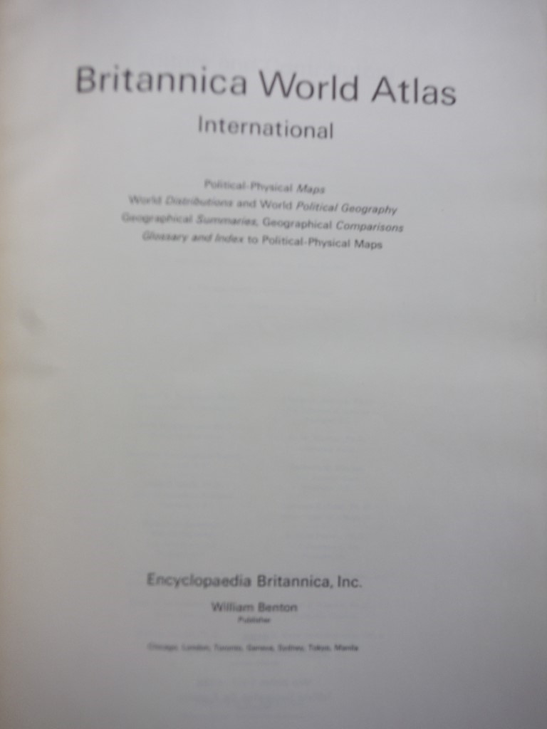 Image 1 of Britannica World Atlas International