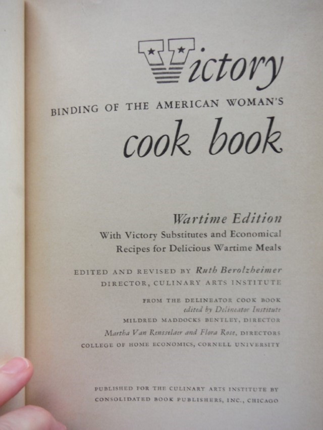 Image 1 of The Victory Binding of the American Woman's Cook Book