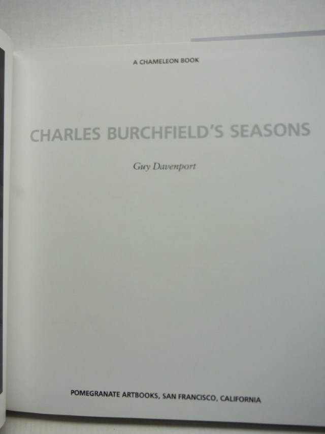 Image 1 of Charles Burchfield's Seasons (Essential Paintings Series)