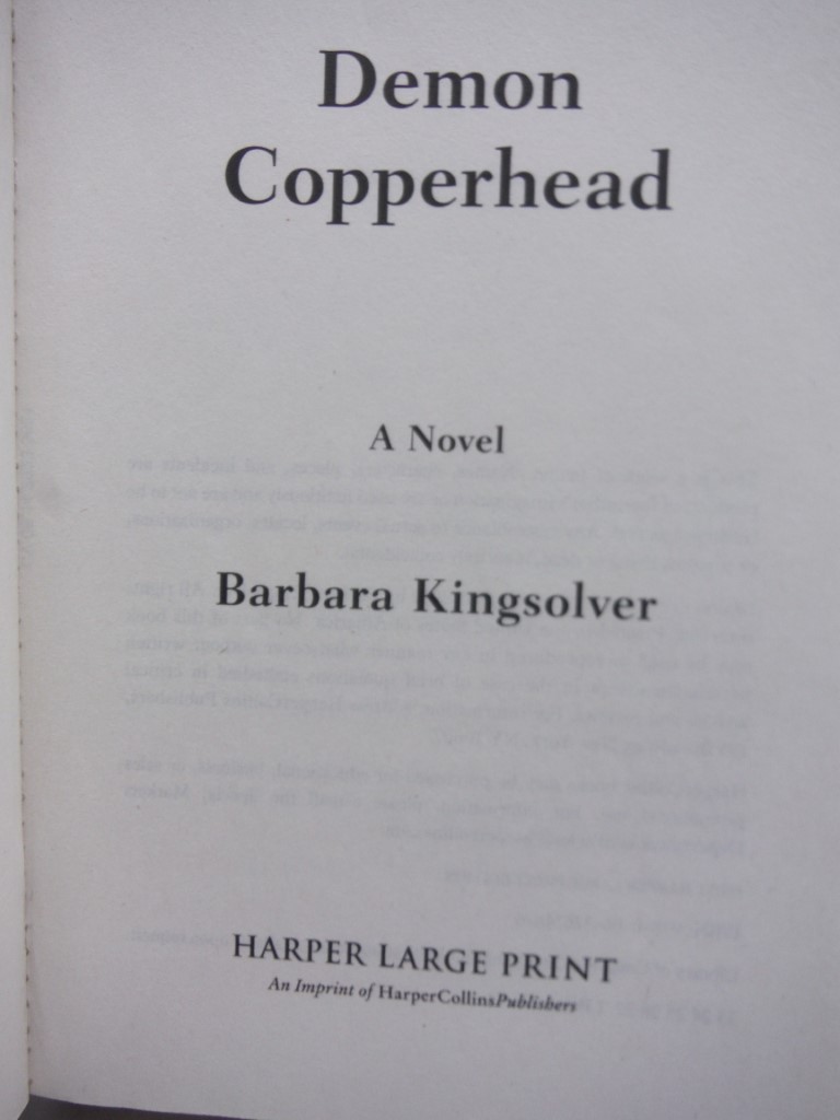 Image 1 of Demon Copperhead: A Pulitzer Prize Winner