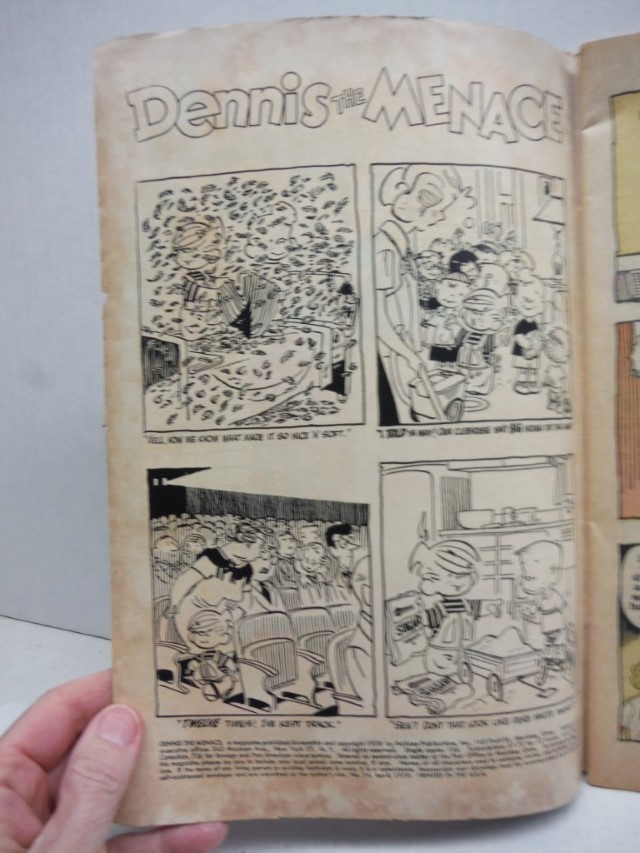 Image 1 of Lot of 2 Dennis the Menace  comic books, 1956