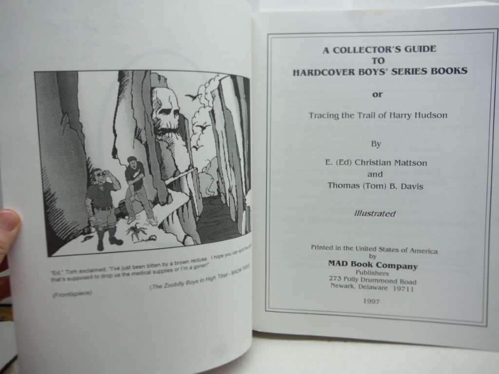 Image 2 of A COLLECTOR'S GUIDE To HARDCOVER BOYS' SERIES BOOKS or Tracing the Trail of Harr