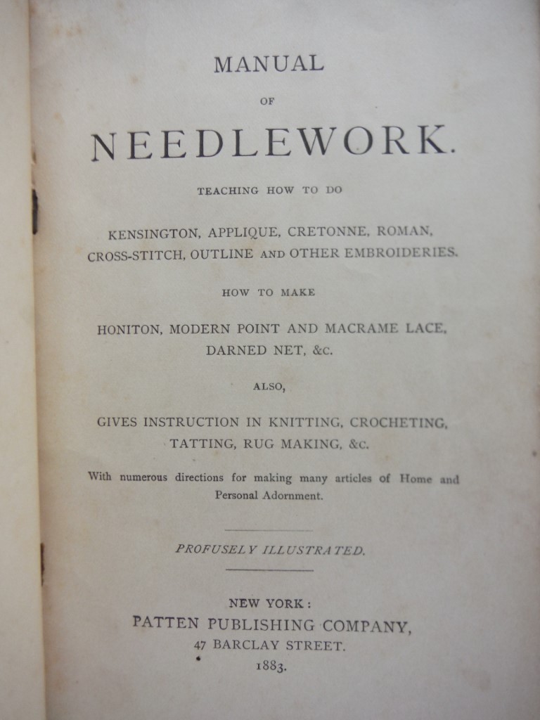 Image 1 of 1883 Manual of Needle Work