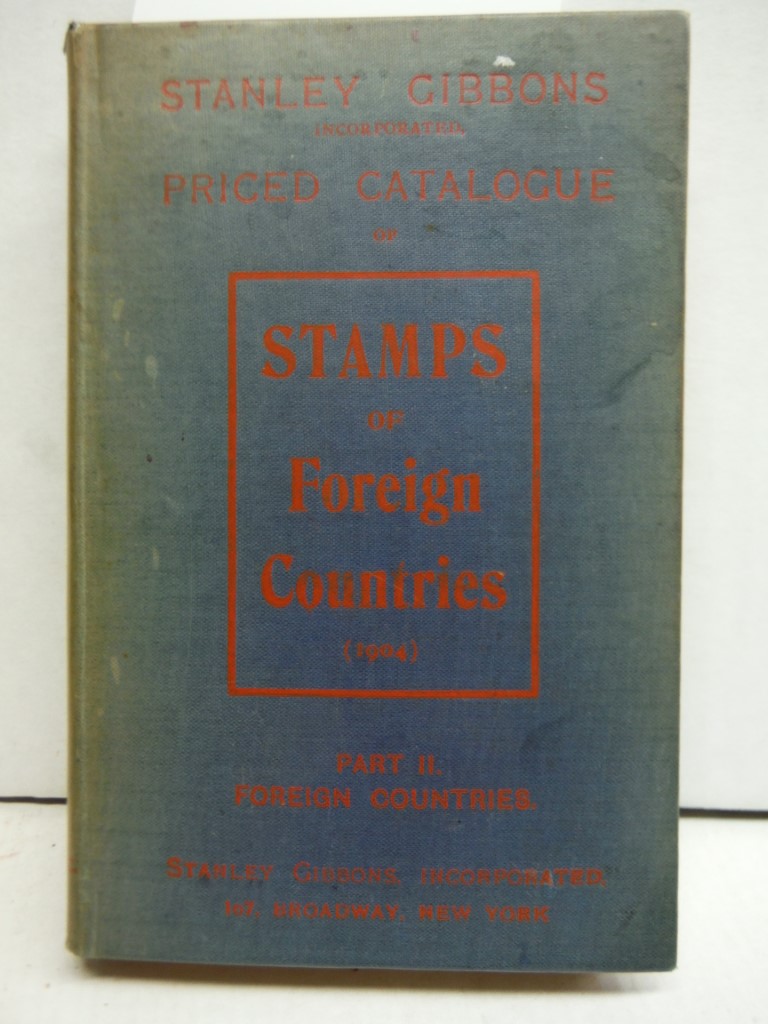 Part II: Foreign countries: Priced catalogue of stamps of foreign countries (190
