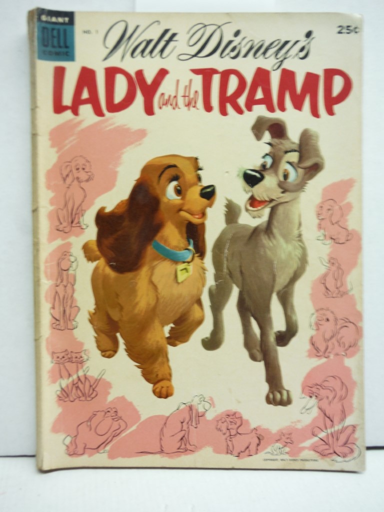 RARE WALT DISNEY'S LADY AND THE TRAMP COMIC BOOK #1 