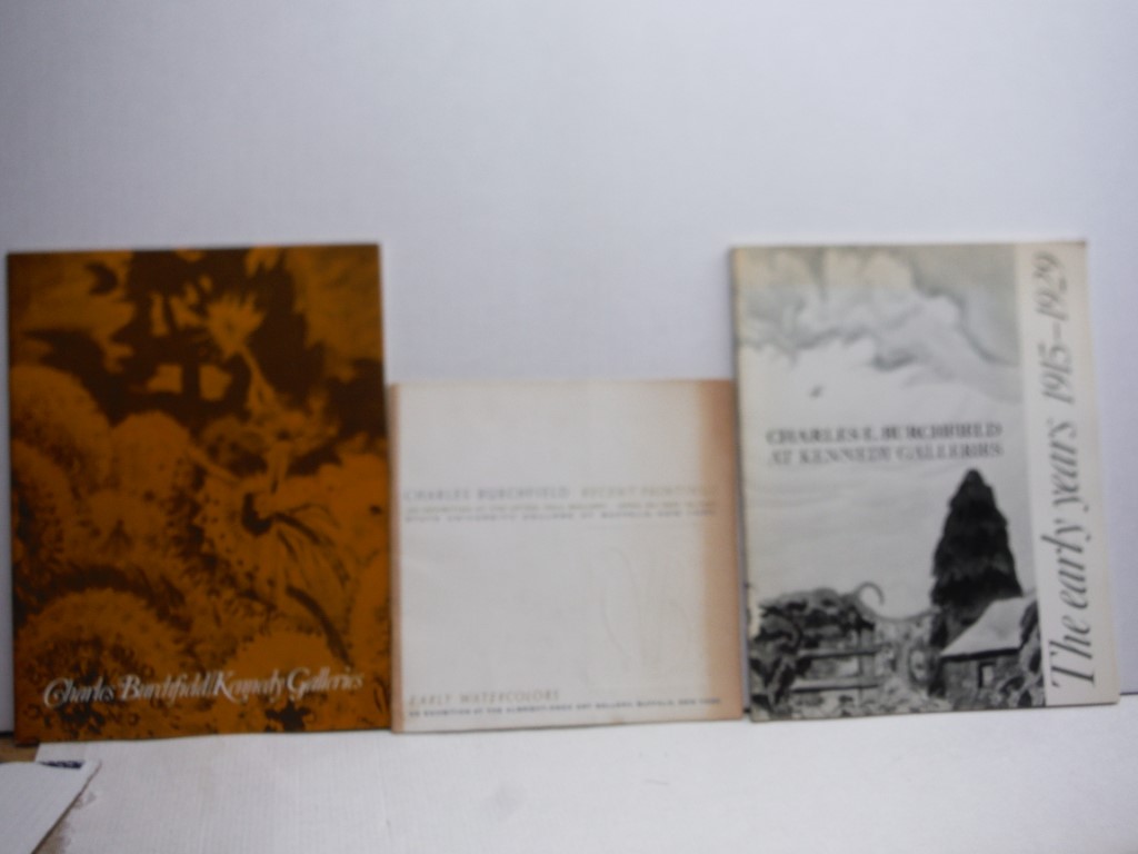 Image 1 of Lot of 8 Charles Burchfield Exhibition Programs