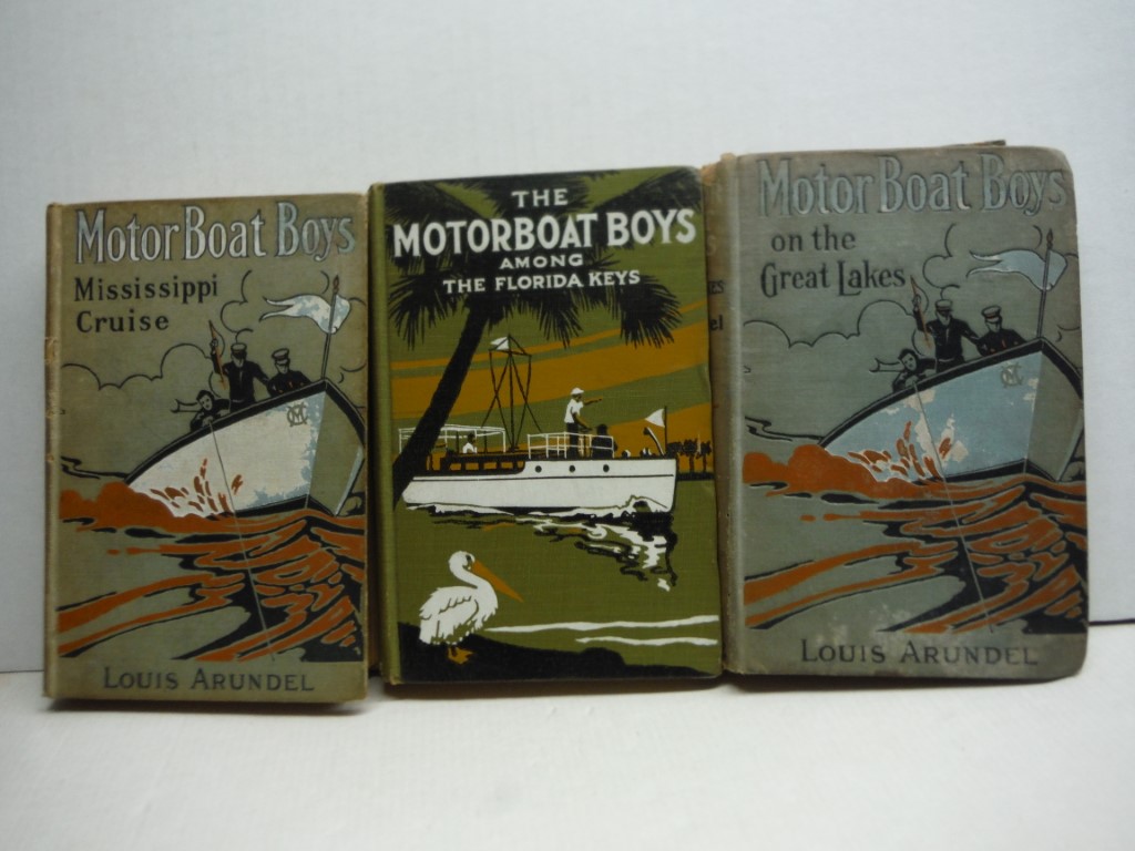 Image 1 of Lot of 3 Motor Boat Boys HC, Circa 1913