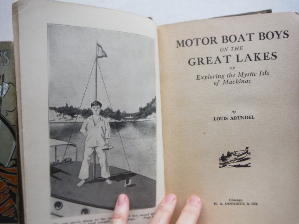Image 2 of Lot of 3 Motor Boat Boys HC, Circa 1913