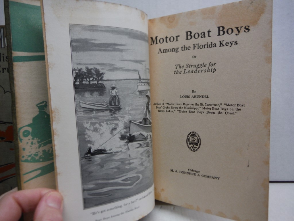 Image 3 of Lot of 3 Motor Boat Boys HC, Circa 1913