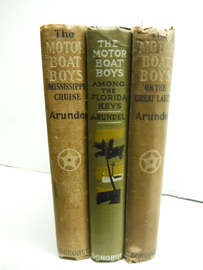 Lot of 3 Motor Boat Boys HC, Circa 1913