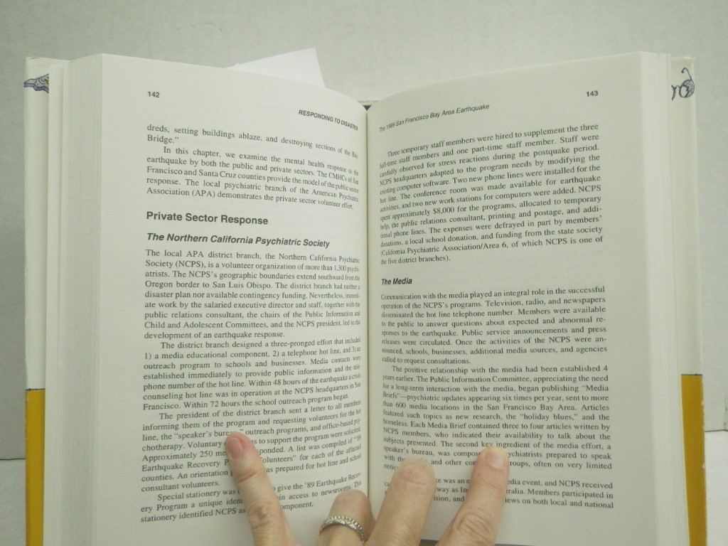Image 3 of Responding to Disaster: A Guide for Mental Health Professionals (Clinical Practi