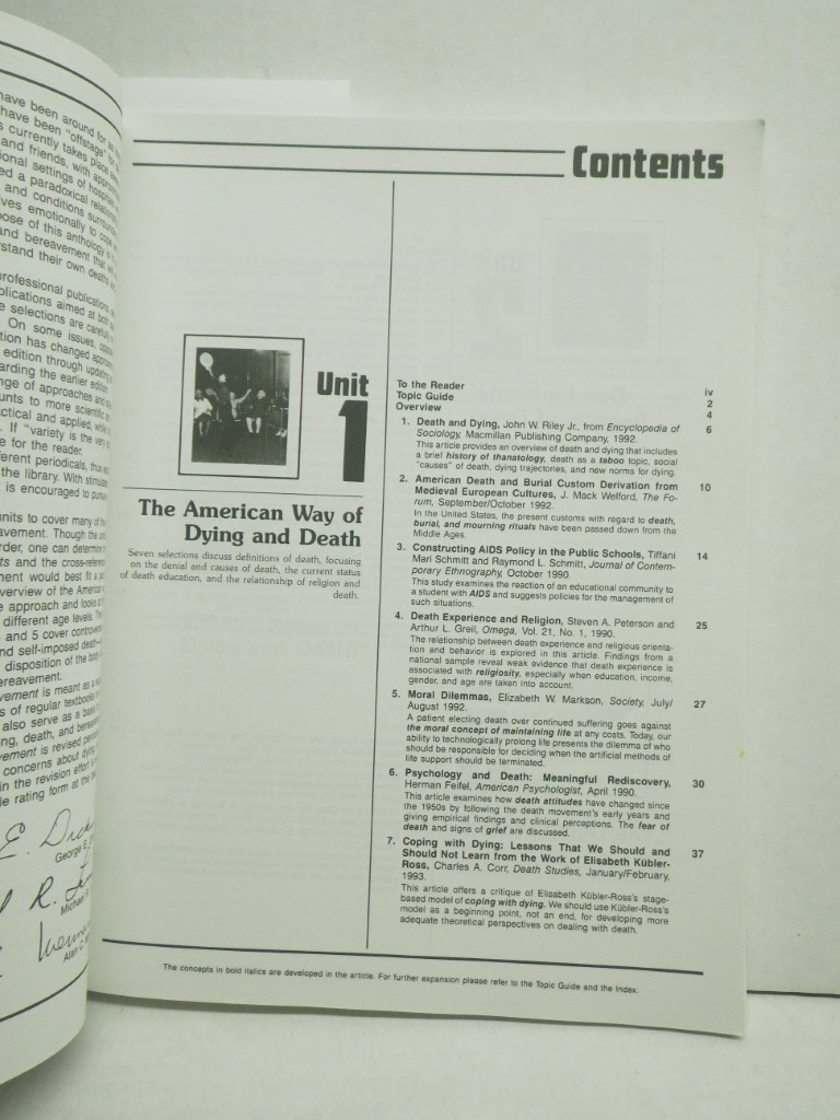 Image 3 of Dying, Death, and Bereavement 94/95