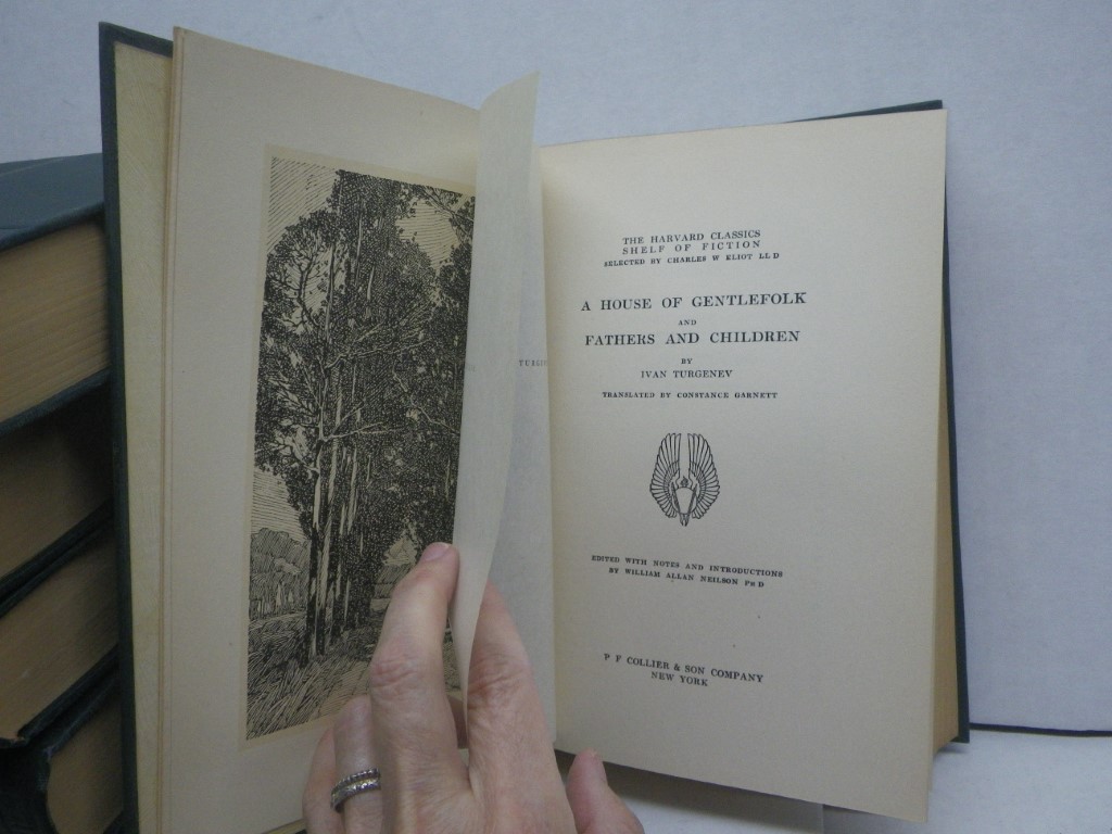 Image 4 of Lot of 14 Harvard Classics Shelf of Fiction, incomplete