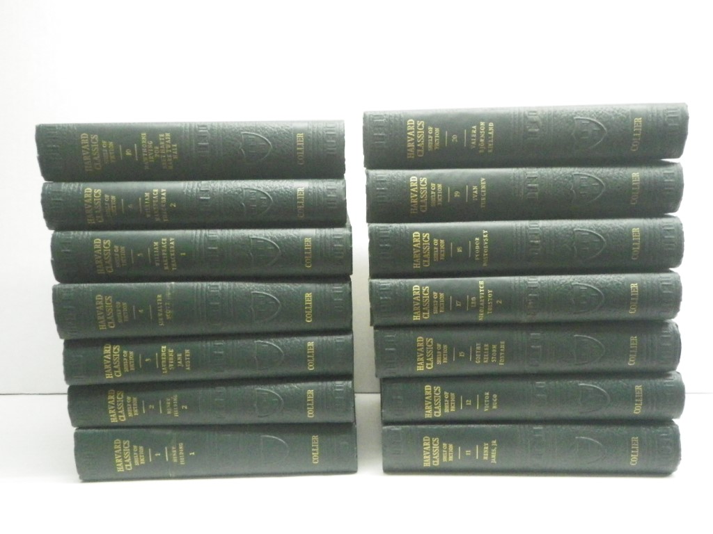 Image 0 of Lot of 14 Harvard Classics Shelf of Fiction, incomplete