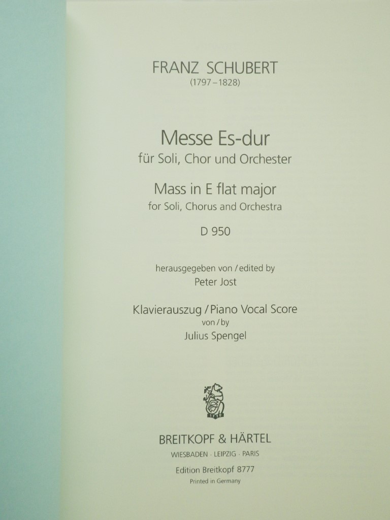 Image 1 of MESSE ES-DUR D 950