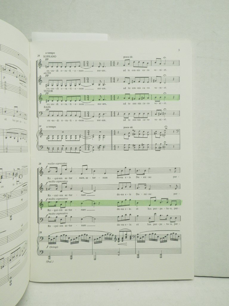 Image 2 of Requiem: Vocal Score
