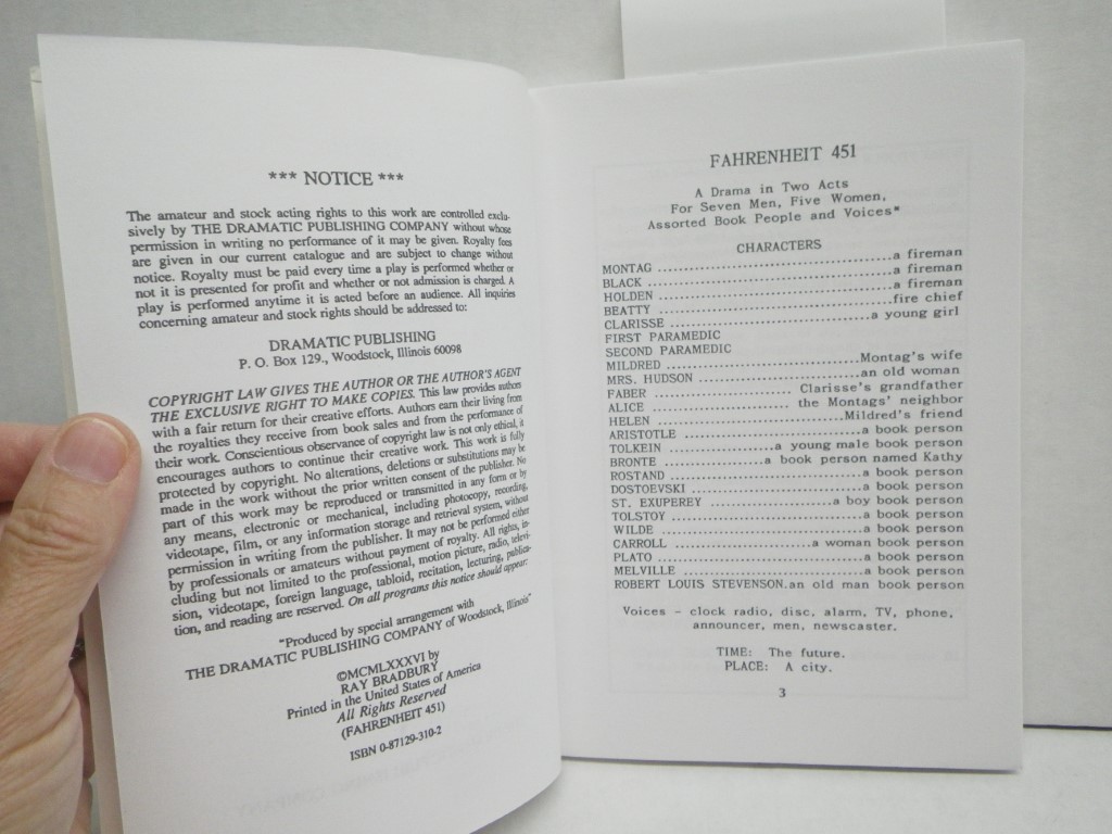 Image 2 of Fahrenheit 451 (the Play)