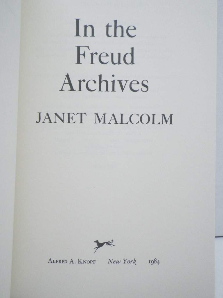 Image 1 of In the Freud Archives